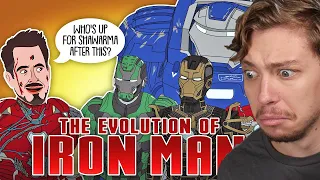 Reacting To The EVOLUTION Of IRON MAN