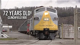 72 Years Old and Still Pulling Freight: Clinchfield Railroad 800