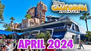 Disney California Adventure - April 2024 Walkthrough [4K POV]