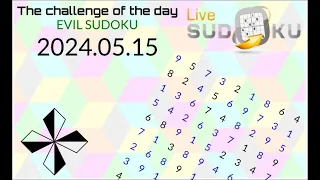 Live Sudoku EVIL  May. 15, 2024