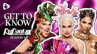 "DON'T TOUCH ME!" 😂 Meet The Queens Drag Race UK Season 5 | Get To Know