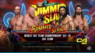 Wwe World Tag Team Championship Batista, Brock Lesnar Vs Roman Reigns, Seth Rollins Match