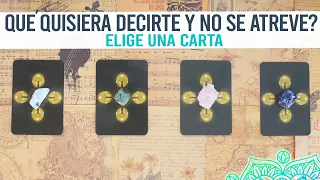 ¿QUÉ QUISIERA DECIRTE?¿Qué se reserva? - Elige una carta 🔮