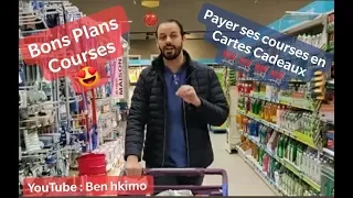 2) Bon Plan Courses 🛒 Payer ses courses en carte cadeau 🎁  avec son téléphone 📱 #BenHkimo Emrys