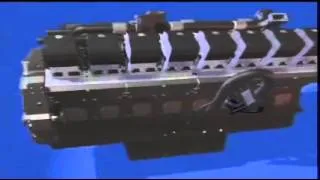 Cummins QSK60 Engine Animation