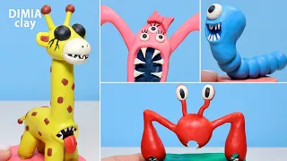 Making Garten of Banban 3 New Bosses Monsters Sculptures #9 | Dimia clay