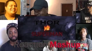 Superman VS Thor  Clash of the Gods  REACTION MASHUP