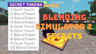 All Secret Codes & Tokens [Blending Simulator 2]