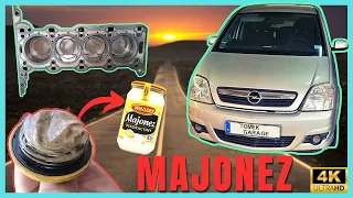 Wymiana Uszczelki Pod Głowicą + Łańcucha Rozrządu 👉 Majonez - Opel Meriva 1,4 16V