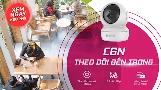 Camera Wifi Ezviz C6N Đàm Thoại 2 Chiều Cực Chất| Xoay 360 Độ Không Góc Chết