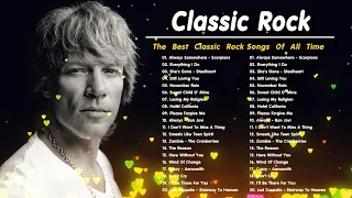 Best Classic Rock Playlist - 70s 80s 90s Rock Hits | Bon Jovi, CCR, ACDC, Scorpions, U2 Vol.01