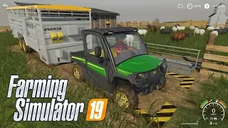 FS19 | #4 Borregos para Barbacoa | UTV XUV 835M John Deere | Farming Simulator 19