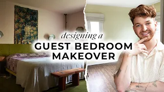 GUEST BEDROOM MAKEOVER ✨ Designing, Shopping & Mood-boarding!