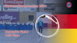Kassandra Geyer German Championships 2023 in Gymwheel All Arround Woman 16th Place