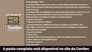 106ª Reunião da Conitec dia 09/03/2022 -  Tarde