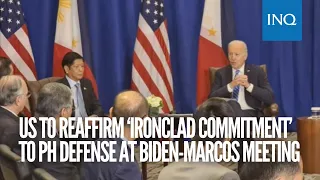 US to reaffirm ‘ironclad commitment’ to PH defense at Biden-Marcos meeting on May 1 | #INQToday