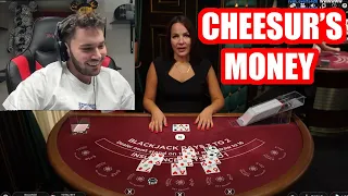 Adin Ross Makes Cheesur Gamble His Tip !!! (Pause)