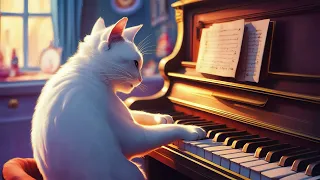 【Relaxing Piano】Lo-Fi Cat - lullaby #lofi #cat #relax #piano #music