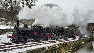 Winter Wonderland! Keighley and Worth Valley Spring Steam Gala 11 March 2023