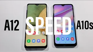 Samsung A12 vs A10s Comparison Speed Test