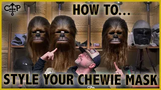 Styling your Chewbacca Mask!  Simple Ways to Style Any Wookiee using heat!!