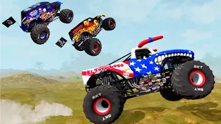 Monster Jam | Monster Trucks | High Speed Monster Jam Crashes, Freestyle, & Racing #39