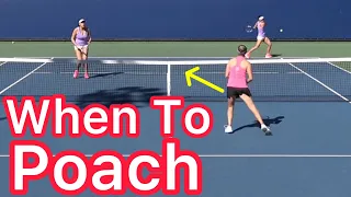 When Should You Poach In Doubles? (Crazy Simple Tennis Tip)