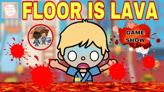 FLOOR IS LAVA 🔥😱😅 GAME SHOW IN TOCA LIFE WORLD 🌎