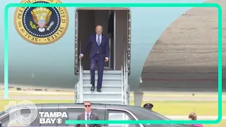 President Biden arrives in Tampa