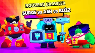 🧹 ASH vs 🐊 BUZZ vs 😎 SURGE | Qui est le MEILLEUR BRAWLER CHROMATIQUE ?  (brawl stars olympics 1vs1)