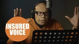 Voice-over king, Redd Pepper, has insured his vocal cords for £10million