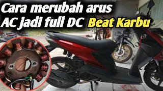 Cara merubah arus AC ke DC di beat karbu || fullwave di beat karbu