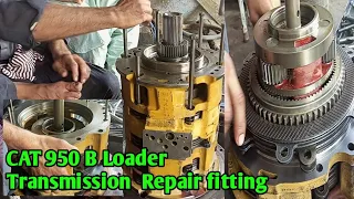 hwo to Caterpillar loader 950b full Transmission Repair fittings||cat® loader k gear bnany k tarika