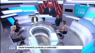 Trump dynamite la fin de la campagne ! #cdanslair 14.10.2020