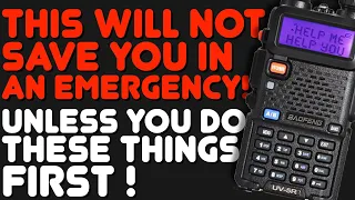 Using A Baofeng UV-5R Radio For Emergency Communications - What Is Your Emergency Comms Plan?