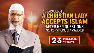 Alhamdulillah! A Christian Lady Accepts Islam after her questions are convincingly answered