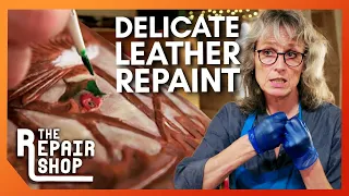 Can Suzie Bring Life Back to this Squashed and Worn Leather Gift? | The Repair Shop