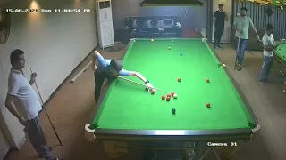 Hamza Ilyas Break Of 112 At Professional Snooker Academy