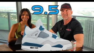 "Early Exclusive: Audrey and Brian Review the Jordan 4 Military Blue!