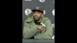 KYRIE IRVING ABOUT THE BIG SUPPORTING GROUP(Black Hebrew Israelites) OUTSIDE THE BARCLAYS CENTER