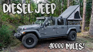 Jeep Gladiator Diesel - 40,000 Mile Review!