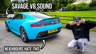 I STRAIGHT PIPED MY ASTON MARTIN V8 VANTAGE