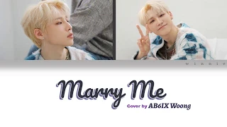 AB6IX Woong (웅) - Marry me COVER Lyrics [HAN/ROM/ENG]