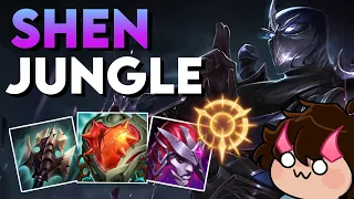 I played TANK/HYBRID SHEN JUNGLE to prove he's the most broken champ in the game.