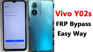 Vivo Y02s FRP Bypass without computer google account remove 2023