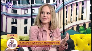 Dr. Mihaela Bilic, este importantă pâinea în alimentație?