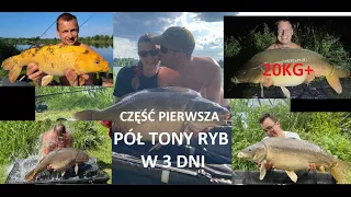 ponad PÓŁ TONY ryb z Łowiska Jarosławki część 1