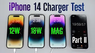 iPhone 14 Pro Charge Test: MagSafe vs 18w vs 12w! Who's the Winner?