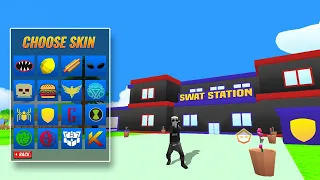 choose police 🚔 station skin in dude theft wars (2)