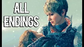 DETROIT BECOME HUMAN - Kara and Alice Cross the River ALL ENDINGS (all choices)